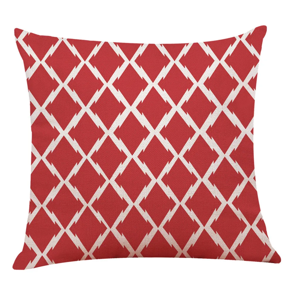Домашний декор наволочки для подушек красные геометрические наволочки, покрытия для подушек для дивана 45*45 декоративные наволочки для подушек - Цвет: H