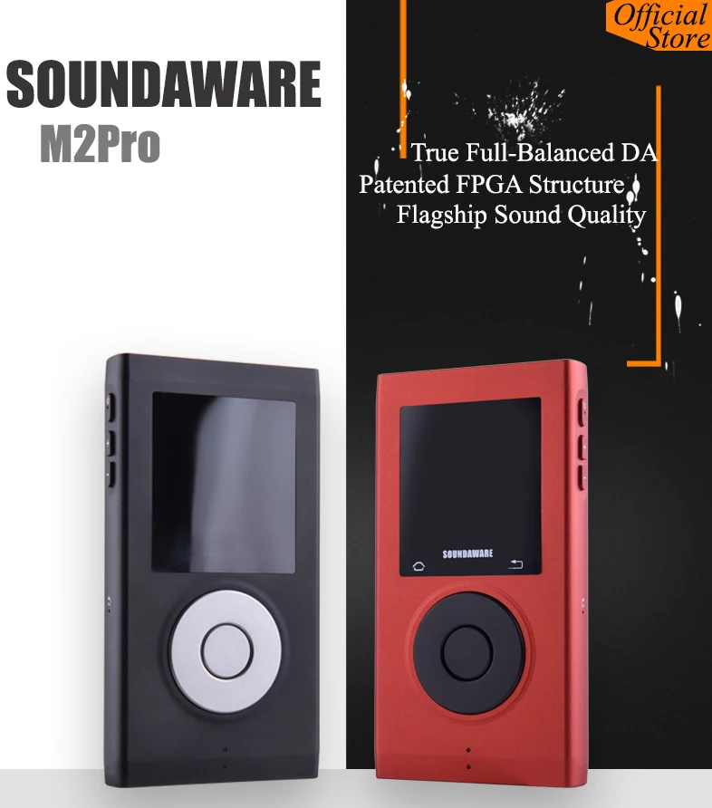 Soundaware M2pro DAP 고해상도 풀 밸런스드 DSD 휴대용 음악 플레이어, 휴대용 뮤직 플레이어