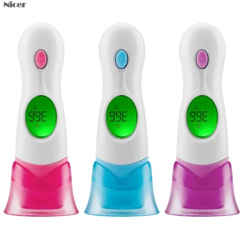 

4 In 1 Digital Thermometer LCD Screen Adult Children Temperature Gun Infrared Measurement Body Ear Forehead Thermometers