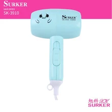 Surker, электрический фен, SK-3910, нескладная ручка, портативный мини размер, 1000 Вт, мощность, постоянная температура, уход за волосами