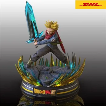 

62cm Dragon Ball Future Torankusu 1/4 Limit GK Statue Trunks Resin Action Figure Collection Model Toys Y1168