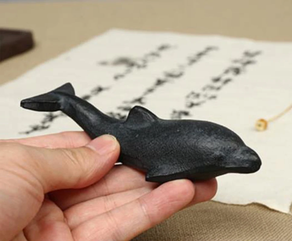 Details about   Japan Celadon Koi Carp Fish Paperweight Brush Rest Calligraphy Painting Tool 
