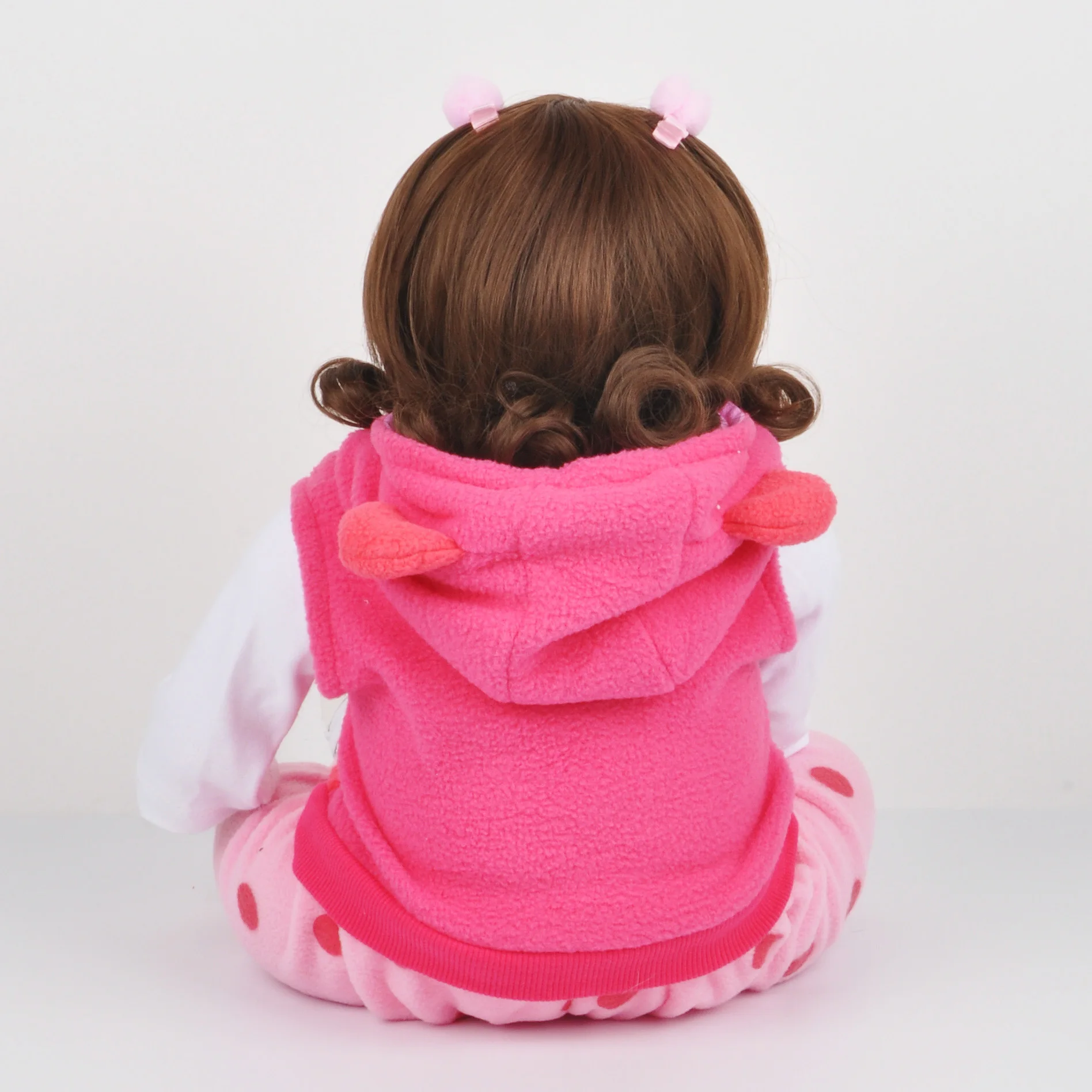 17 дюймов 45 см силиконовая кукла-реборн Bebe Bonecas, Реалистичная, Реалистичная, живая, детская, Menino, рождественский подарок, игрушки для детей, жираф