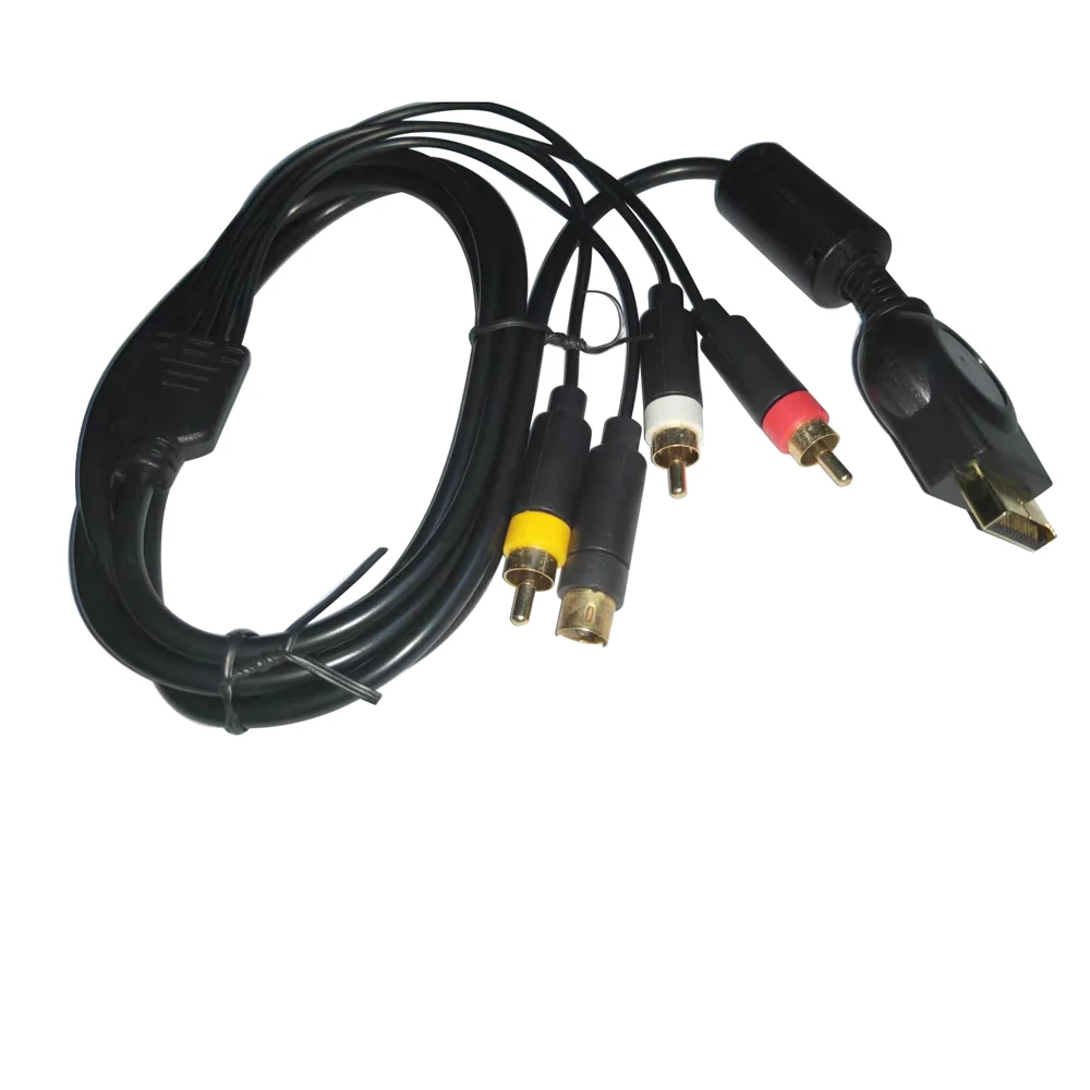 

High quality S-video RCA AV Video Audio Cable Cord Fit For PS3