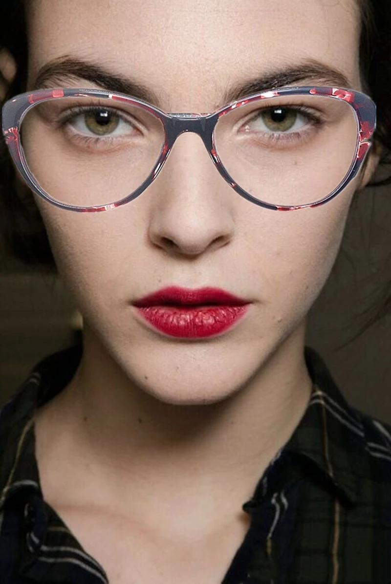 Многофокальные прогрессивные очки для чтения женщин анти синий светильник