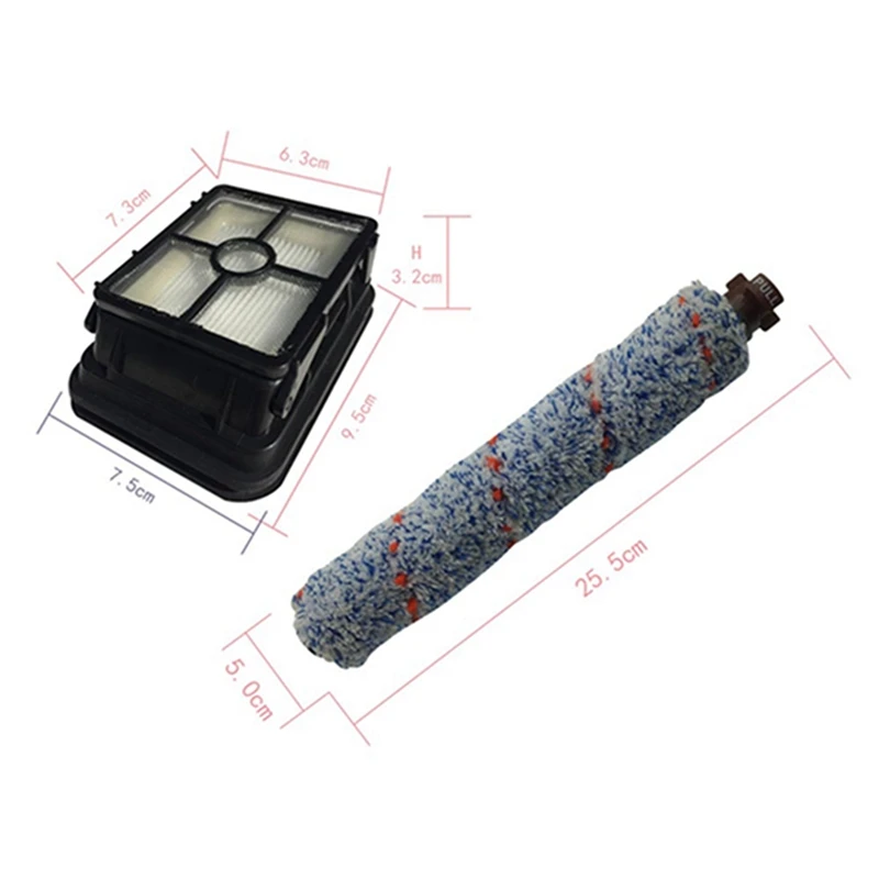 6 шт. многоповерхностная круглая щетка + набор фильтров для bissell Crosswave 1785 1785G 1785V 1785W пылесос запасные части Аксессуары