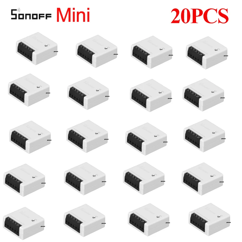  1/2/3/5/6/8/10/20PCS Sonoff Mini Wifi Smart 2 Way DIY Switch Smart Home Remote Control Timer Switch - 32720897387