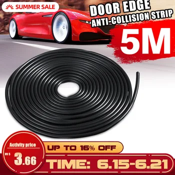 

Durable 5M Auto Universal Car Door Edge Rubber Scratch Protector Moulding Strip Protection Strips Sealing DIY Car-styling