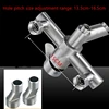 Bathroom Shower Faucets Stainless Steel Triple Bathtub Faucet Mixers Hot Cold Mixer Valve Nozzle Tap Wall Mounted Home Accessory 5