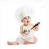 Newborn Baby Photography Clothing Costumes Cook Clothes Hat 2pcs Sets Infant Boys Girls Pictures Cook Apron Photo Props Cotton ► Photo 2/6