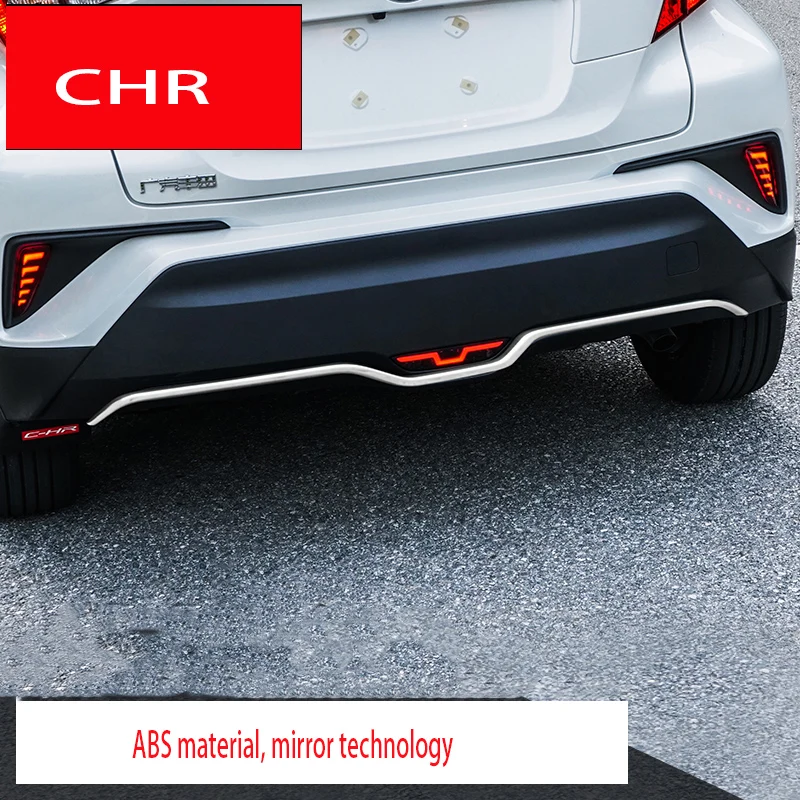 Подходит для 18 для Toyota CHR задняя планка декоративная планка бампер декоративная планка внешняя декоративная