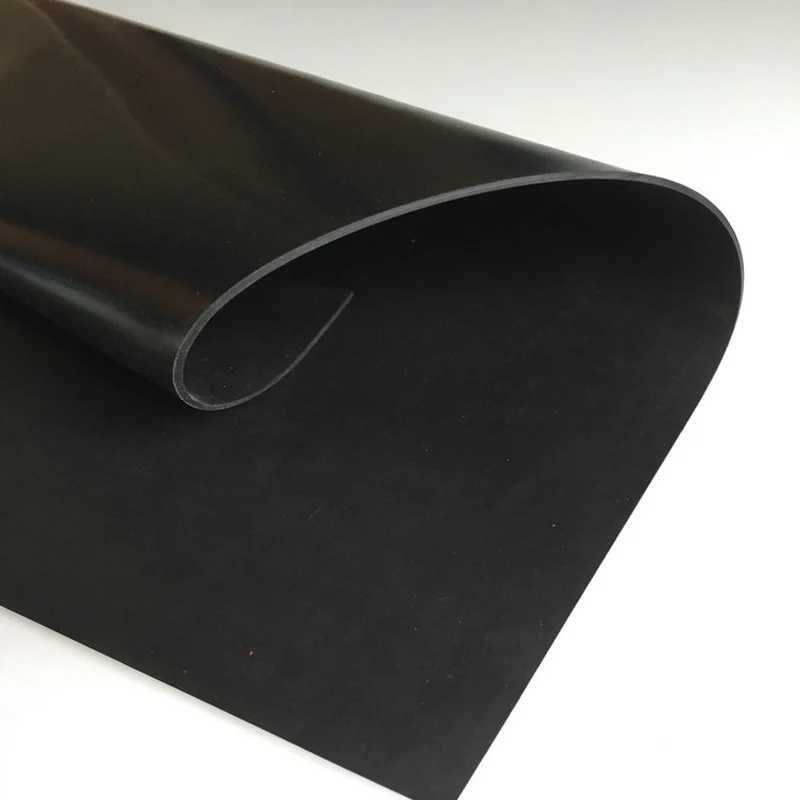 Folha de Borracha de Silicone Preto Mat Placa de Resistência de Alta Temperatura Isolamento Thermotace 0.1 0.3 0.5 1.0 1.5 mm 500*500 mm
