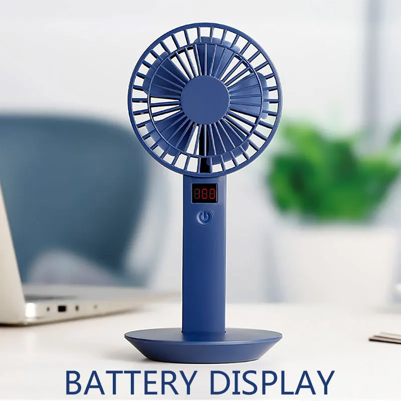 Handheld Fan Cooling Fan Electric Fan Mini Cute USB Hand Held Summer Air Cooler Home Office Travel Laptop Computer Outdoor