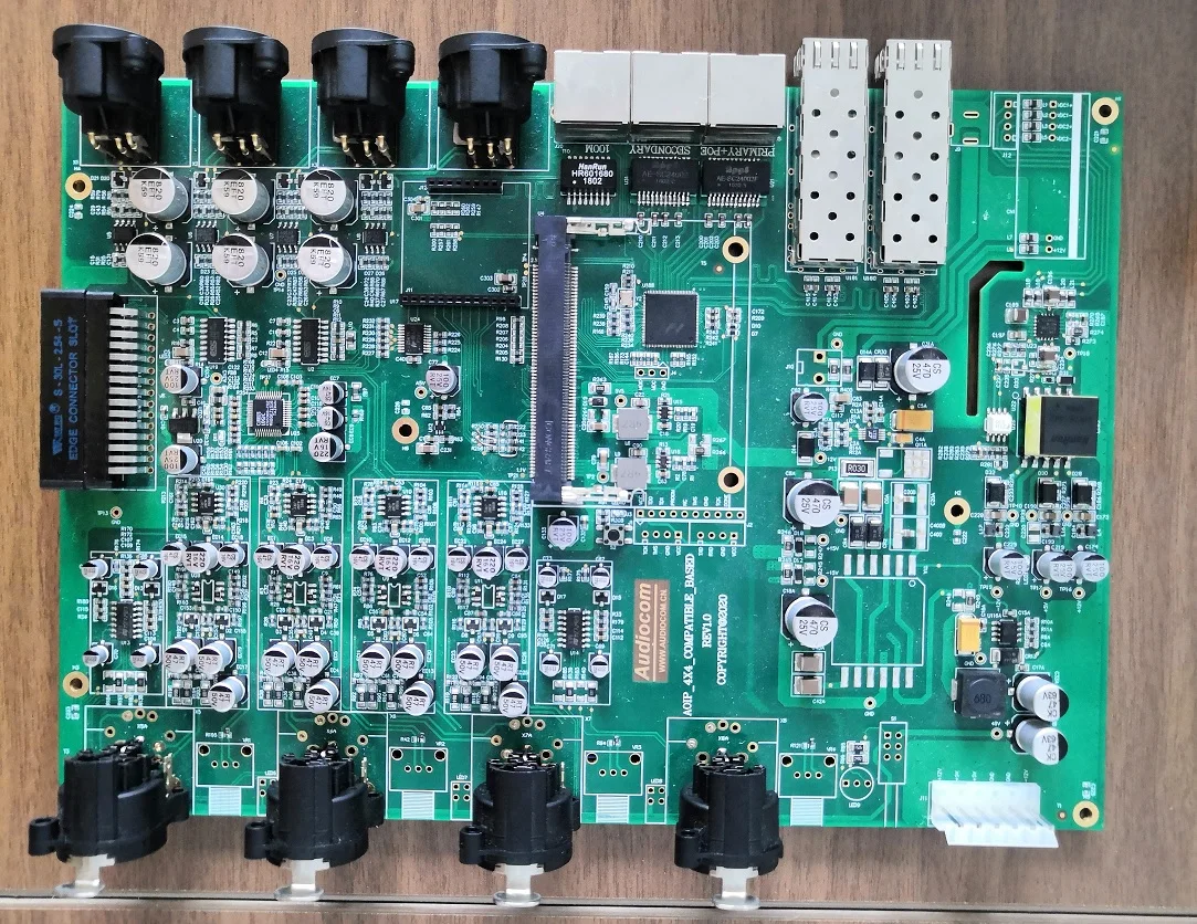 US $425.82 Audiocom AES67 Audio Transmission Module Development Board