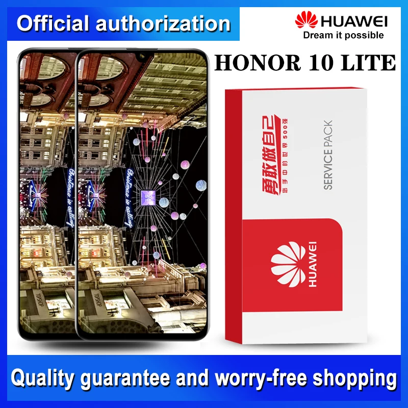 Оригинальный сменный ЖК-дисплей 6 21 дюйма для Huawei Honor 10 Lite сенсорный экран с