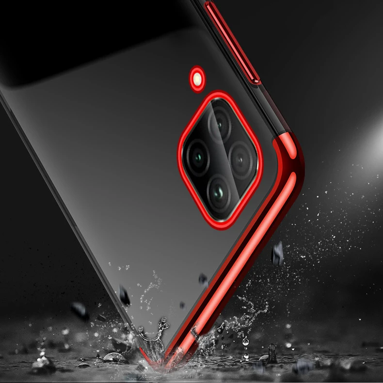 Силиконовый чехол с покрытием для huawei p40 lite p30 pro p20 p10 plus телефона honor 10 20 light 20s 10i 8s 8x