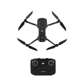 

PVC Decal Skin Sticker For DJI Mavic Air 2 Drone Body Protection Film + Remote Controllers + 3 Batteries Skin Black