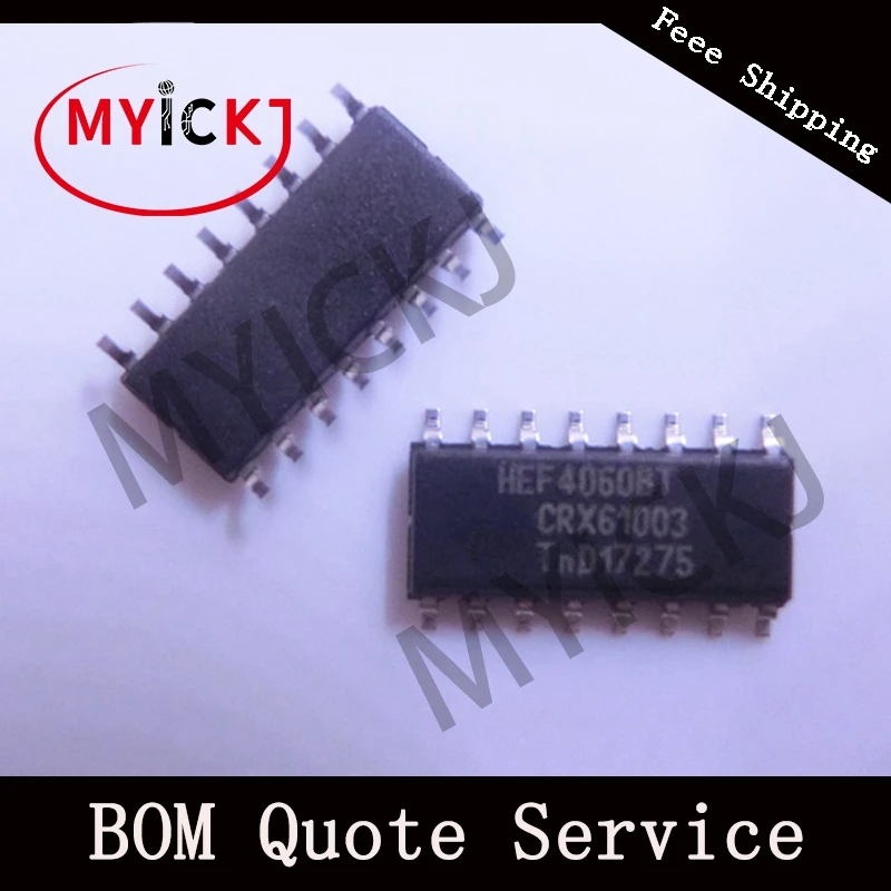 10 шт. HEF4060BT SOP-16 14-stage ripple-carry бинарный счетчик/делитель и осциллятор IC чип