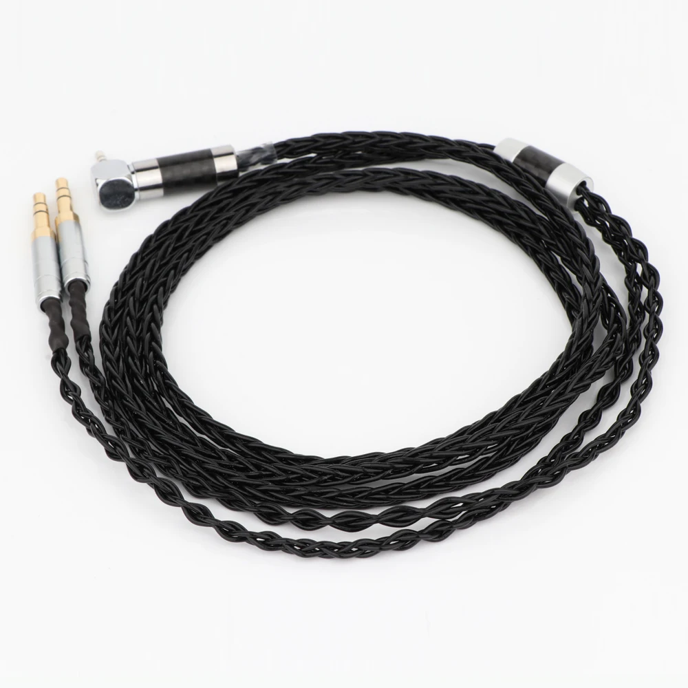 1 Stück 8-adriges OCC-Kopfhörer-Upgrade-Kabel für Aventho/Elegia/t1 t5p/D600 D7200 /MDR-Z7 MDR-Z1R – Detail 6