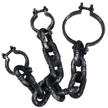 

1pcs Plastic Prisoner Buckle Big Halloween Cuff Halloween Handcuffs Halloween Prop for Festival