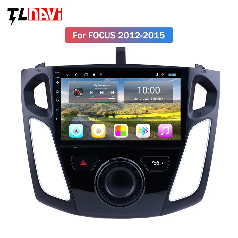 2 Гб ОЗУ 9 дюймов android 10 автомобильный dvd мультимедийная система gps-навигации для ford