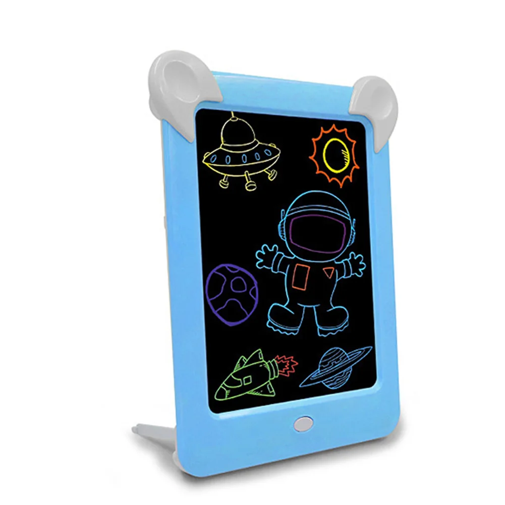 Writing and Drawing Board Doodle Board Toys LED Writing Tablet with Stylus Smart Paper for Kids Birthday Christmas Gift - Color: B