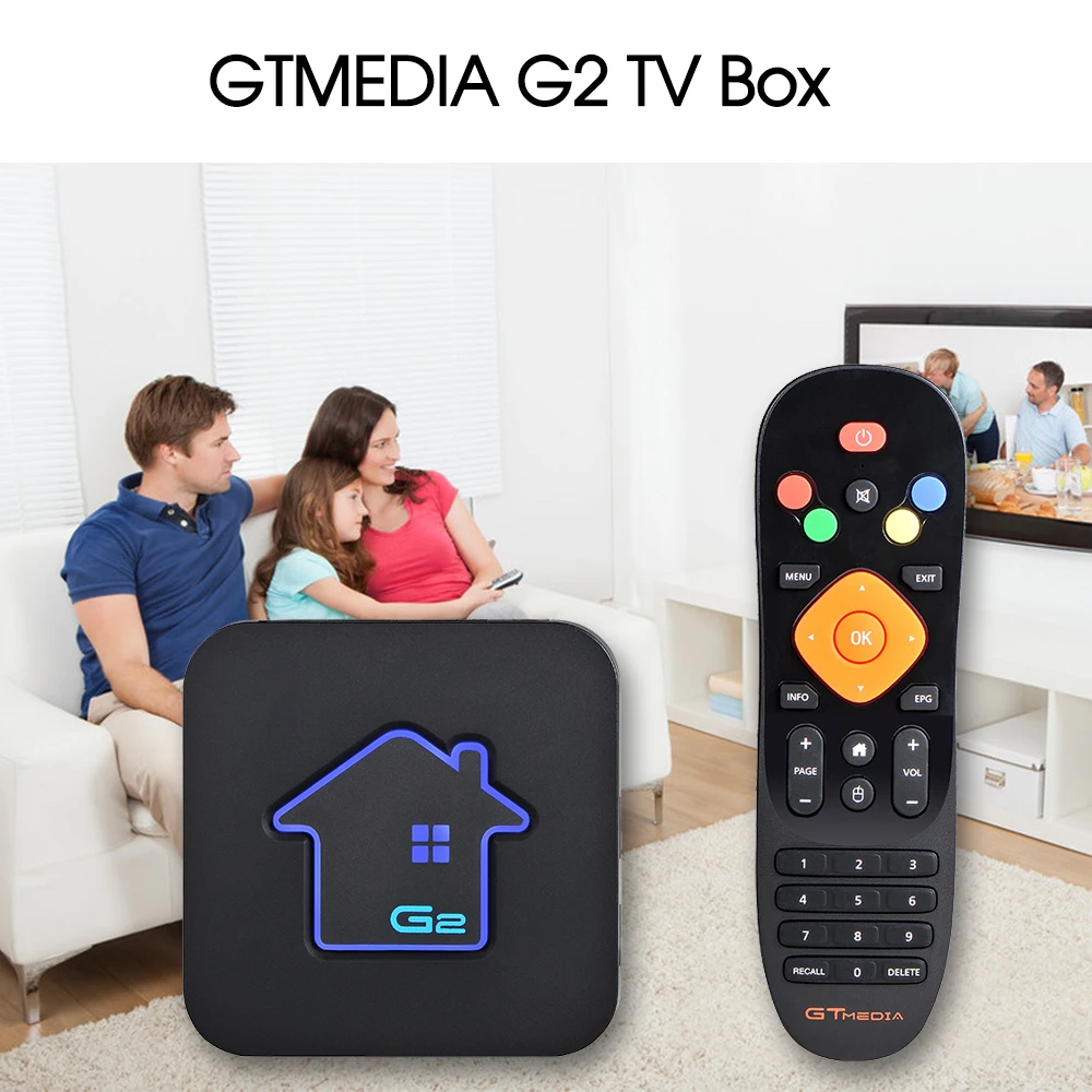 ТВ приставка GTMEDIA G2 на Android сервер с дистанционным управлением Ultra HD 4K медиаплеер