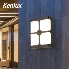 Пластиковый наружный светодиодный настенный светильник 18 Вт пластиковый водонепроницаемый комнатный, прикрыльцовый светодиодный настенный светильник спальня декор алтаря сад парковый пейзаж свет