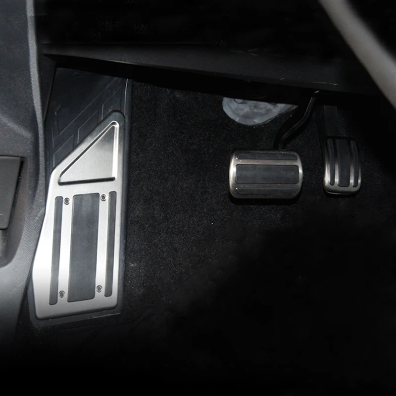 푸조 3008 5008/GT 2017 2018 2019 LHD 스테인레스 스틸 AT 가스 브레이크 페달 커버 액세서리 용 자동차 페달