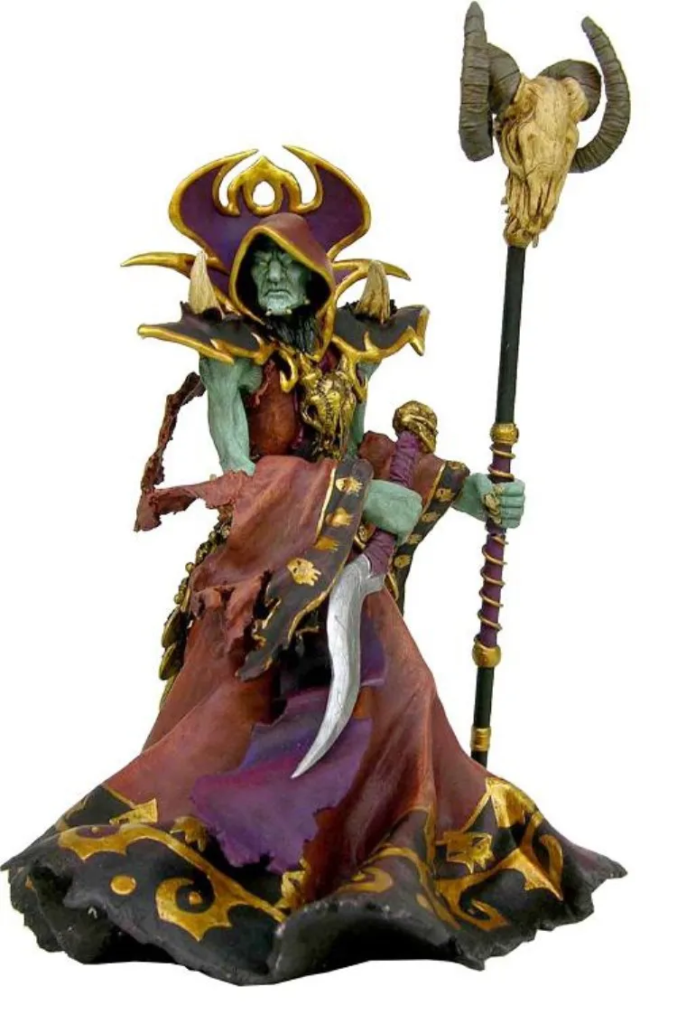 Большой 21 см Undead Warlock фигурка 1/8 масштаб нарисованная кукла Windrunner ПВХ ACGN фигура