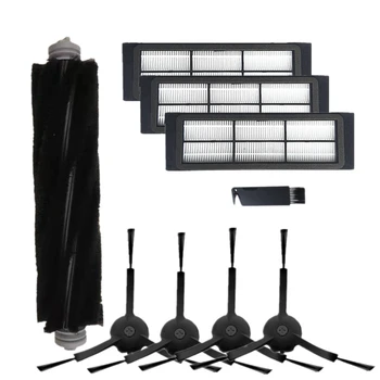 

9Pcs Filters Main Brush Small Black Brushes for Xiaomi Roborock S50 S51 S55
