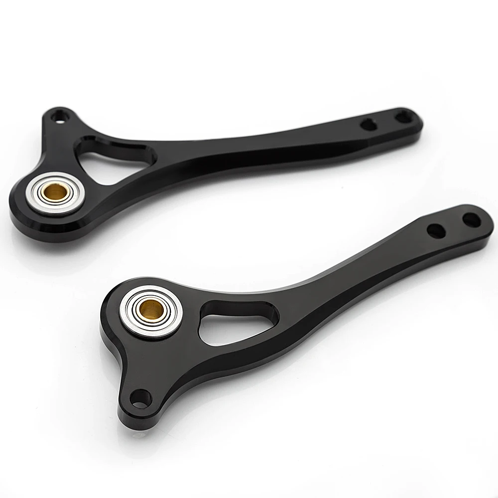 ForYamaha YZF R15 2012- ЧПУ Алюминиевый сплав для ног для мотоцикла Подножка педаль Rearset Часть Аксессуары - Цвет: Black
