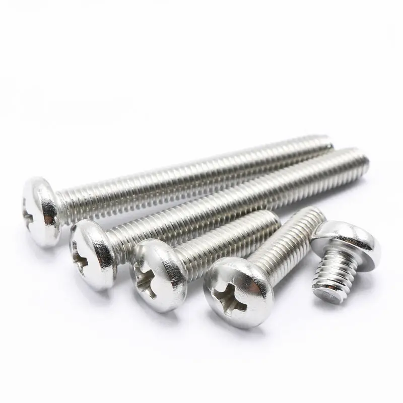 100*3/1"-1-1/2 Шурупы для машины с полукруглой головкой из нержавеющей стали