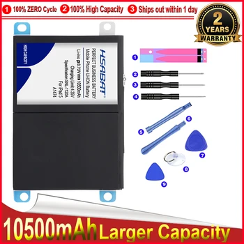 

HSABAT 0 Cycle 10500mAh Battery for iPad 5 Air for iPad5 A1474 A1475 A1484 High Quality Replacement Accumulator