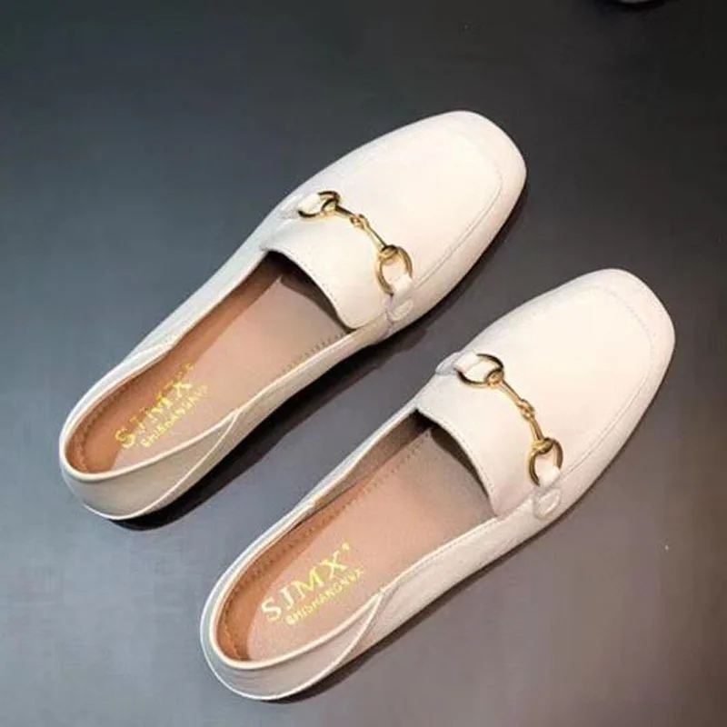 Женские кожаные туфли LKSHOE новинка весны 2020 мягкая кожаная женская обувь на