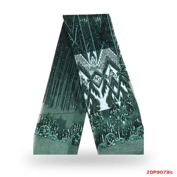 

Luxury Sequins Embroidered mesh tulle lace fabric dubai sewing dress guipure decor f190731