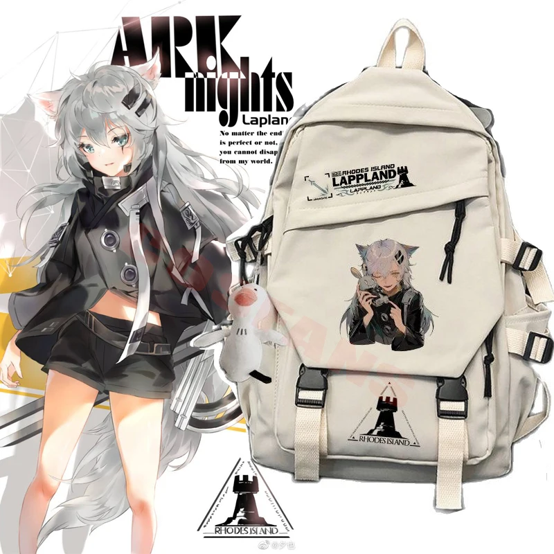 

Anime Game Arknights Texas Amiya RHODES ISLAND cospaly Fashion Backpack Shoulder Bags School Bag Mochilas Student Backpack gifts