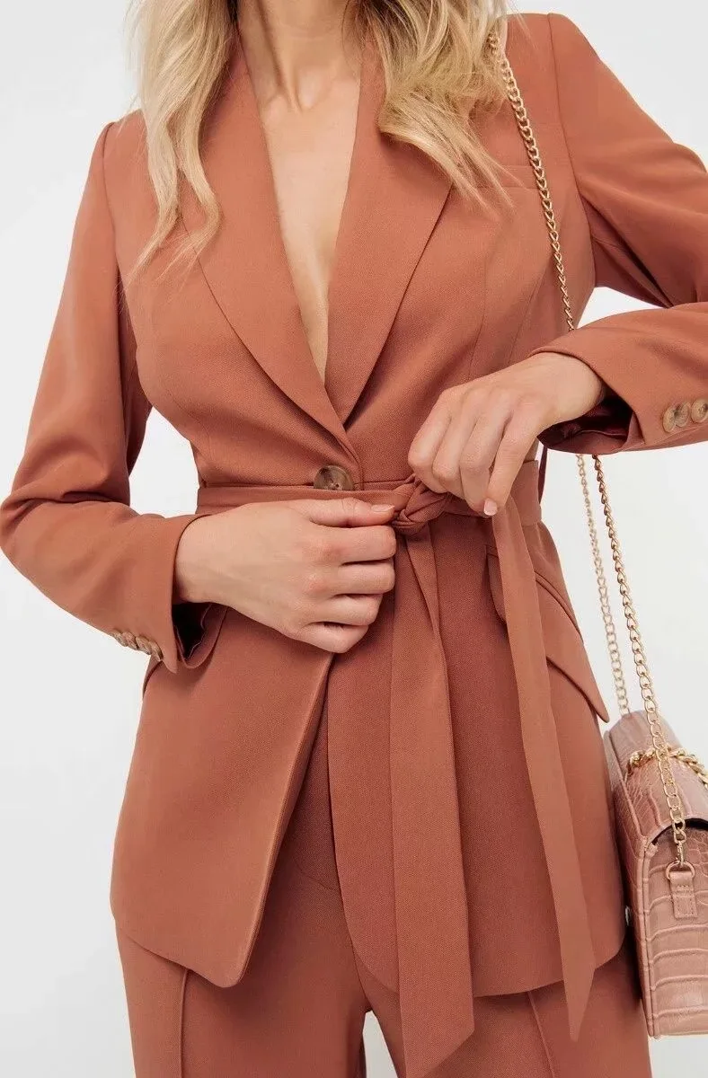 AliExpress EBay,, осень, стиль, женское платье, Ol, для путешествий, универсальное, с поясом, костюм, пальто