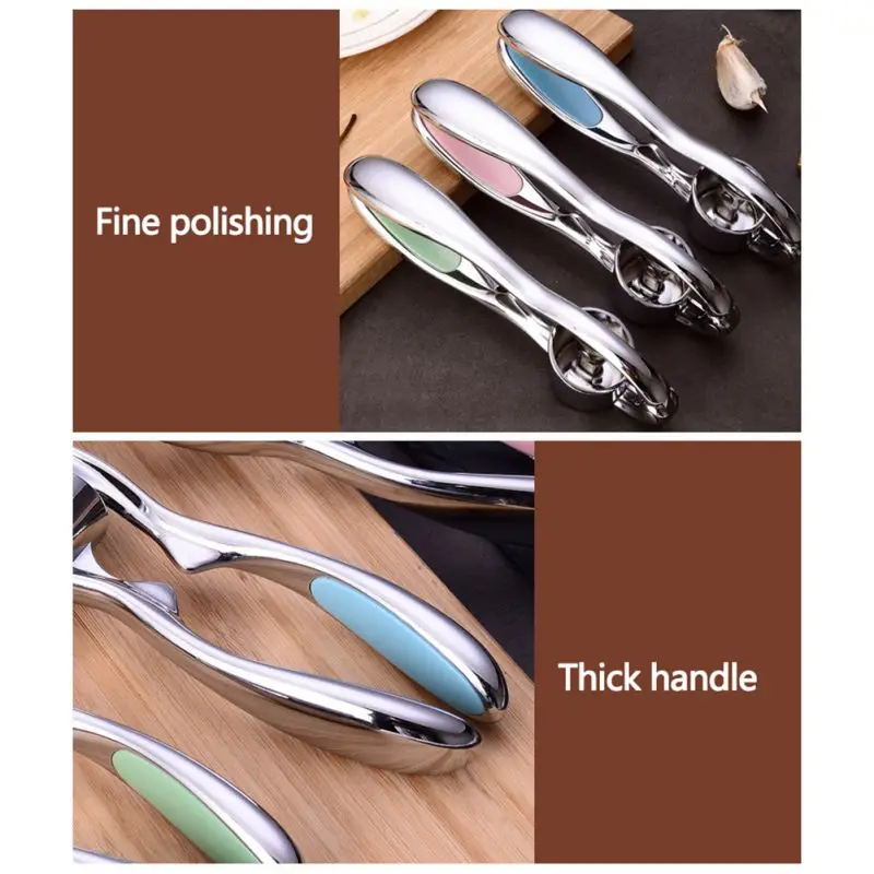 Manual Garlic Press With Heavy Soft-Handled Professional Garlic Crusher Fruit& Vegetable Tools