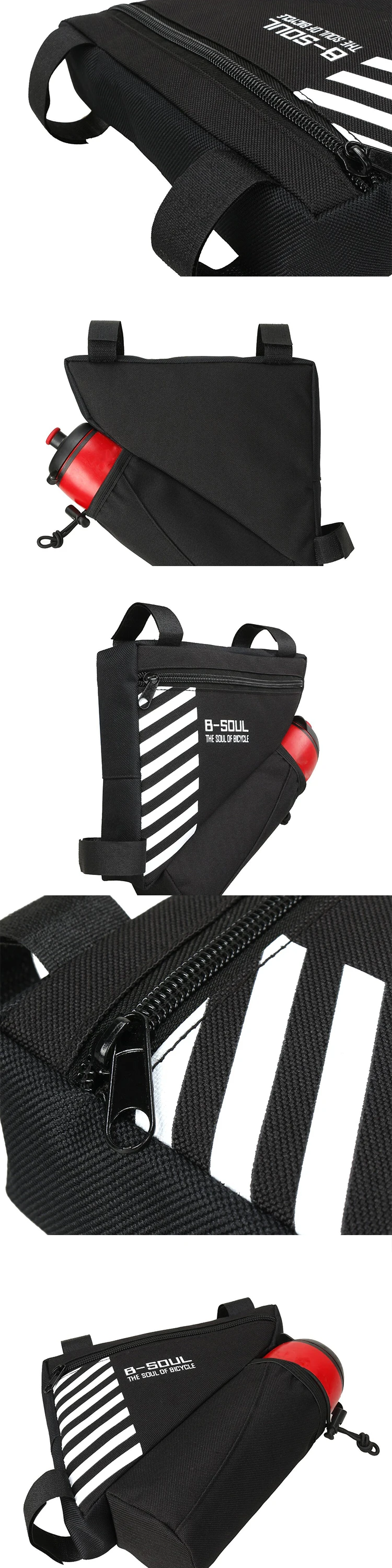 PU Nice Fashion Seat Tube Triangle Cycle Bag Front Handlebar Waterproof Frame Bicycle Bags