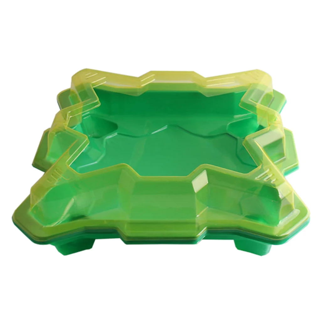 Plastic Spinning Top Stadium Plate Gyro Stadium Toy for Children Birthday Gifts