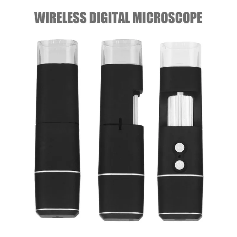 WiFi Профессиональный USB цифровой микроскоп 8 светодиодный 2MP 1000X электронный