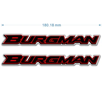 

For Suzuki Burgman 125 200 400 650 Motorcycle Emblem Badge Logo Decals Scooter Stickers Tank Pad 2015 2016 2018 2019 2020