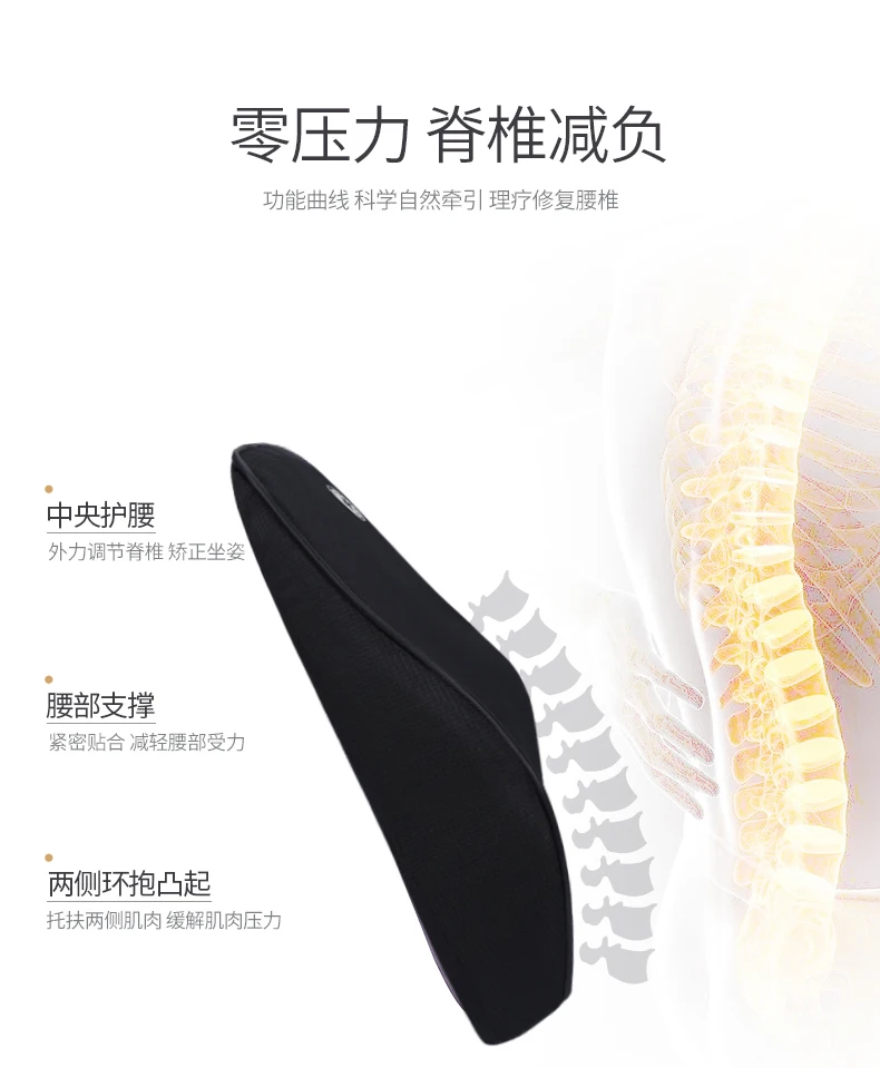 Car memory cotton headrest neck pillow waist pillow Hand Sew Car For Hyundai Kona