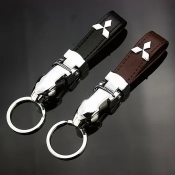 

3D Car KeyChain Emblem Key Ring Decoration for Mitsubishi L200 Lancer ASX Colt Pajero Outlander Eclipse Key Chain Accessories