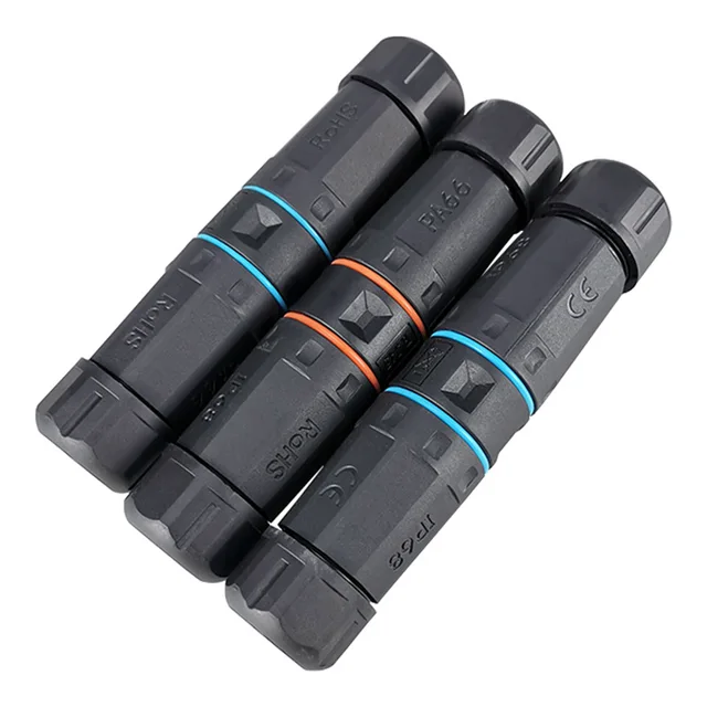 실드 RJ45 암-암 커넥터, 야외 IP68 방수 포트 네트워크 LAN 스플리터 전송 헤드 어댑터 커플러 CAT5 CAT6