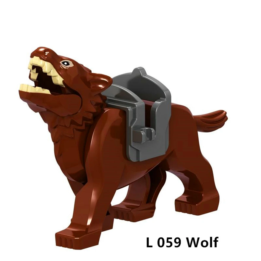 Фигурки животных: Властелин кольца волк Рождественская елка мамонт олень