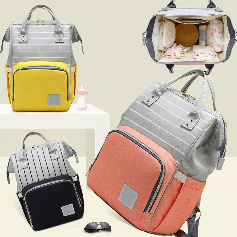 

Baby Diaper Bag Waterproof Baby Nappy Backpack Anti-theft Mummy Maternity Care Bag Large Capacity Mommy Backpacks