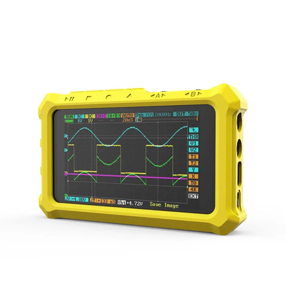 Anti Scratch Back Cover Mini Accessories Protective Case Electronic Lightweight Oscilloscope Durable Silicone Digital For DS213 - Цвет: Цвет: желтый