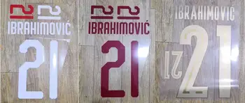 

2020 120th anniversary special edition home away IBRAHIMOVIC 21 nameset patch badge